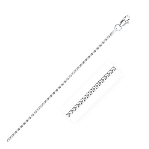 Size: 16'' - 14k White Gold Franco Chain (1.20 mm) P150-36008-16