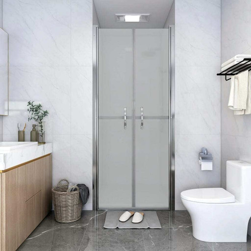 vidaXL Shower Door Frosted ESG 31.9"x74.8" A949-148794