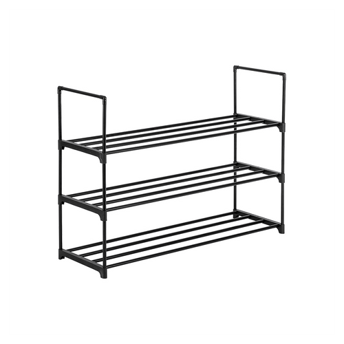 3 Tiers Shoe Rack Shoe Tower Shelf Storage Organizer For Bedroom, Entryway, Hallway, and Closet Bla T575-S0671271691 3 Tiers Shoe Rack Shoe Tower Shelf Storage Organizer For Bedroom, Entryway, Hallway, and Closet Bla T575-S0671271691