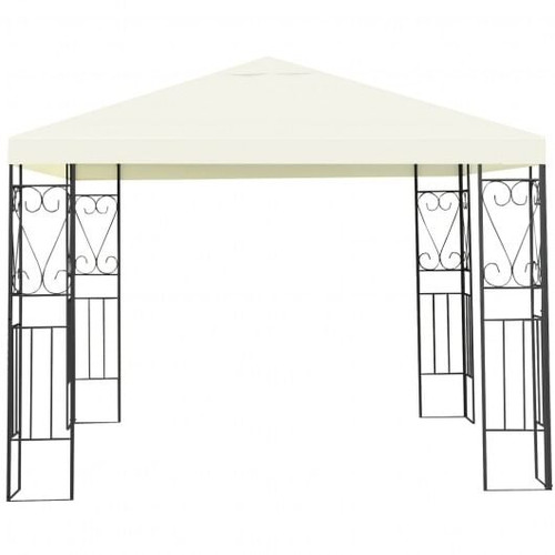 10 x 10 Feet Patio Gazebo Canopy Tent Garden Shelter - Color: Beige D681-OP70662 10 x 10 Feet Patio Gazebo Canopy Tent Garden Shelter - Color: Beige D681-OP70662