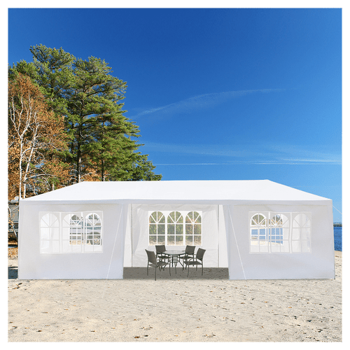 3*9m 7-Sided Iron PE Cloth Spiral Pipe Pergola T575-S0671290845 3*9m 7-Sided Iron PE Cloth Spiral Pipe Pergola T575-S0671290845