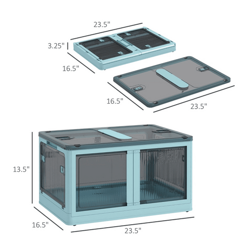 Storage Bins-Blue T575-S0671388811 Storage Bins-Blue T575-S0671388811