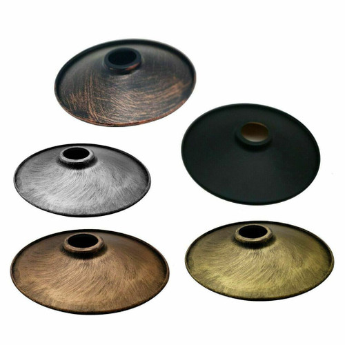 Brushed Flat Metal Ceiling Pendant Shade~1125 T575-S0671387290