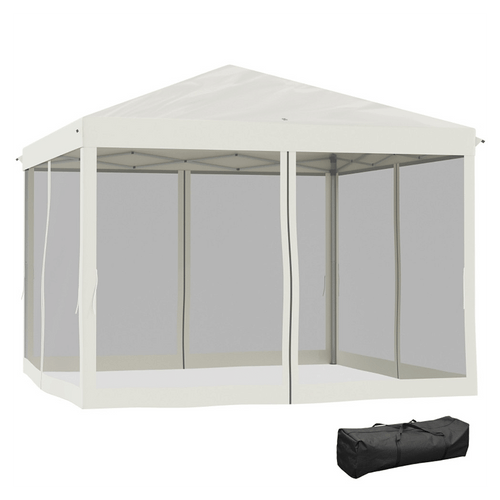 3X3M Pop Up Canopy Party Tent with Netting, Instant Gazebo Ez up Screen House Room with Carry Bag H T575-S0671279039 3X3M Pop Up Canopy Party Tent with Netting, Instant Gazebo Ez up Screen House Room with Carry Bag H T575-S0671279039