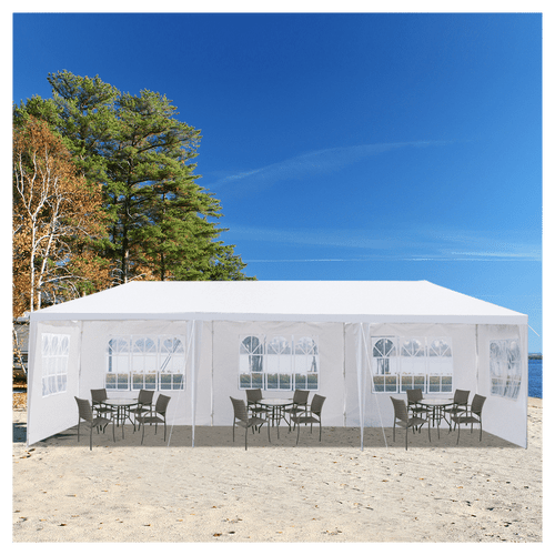 3*9m 5-Sided Iron PE Cloth Spiral Pipe Pergola T575-S0671285992 3*9m 5-Sided Iron PE Cloth Spiral Pipe Pergola T575-S0671285992