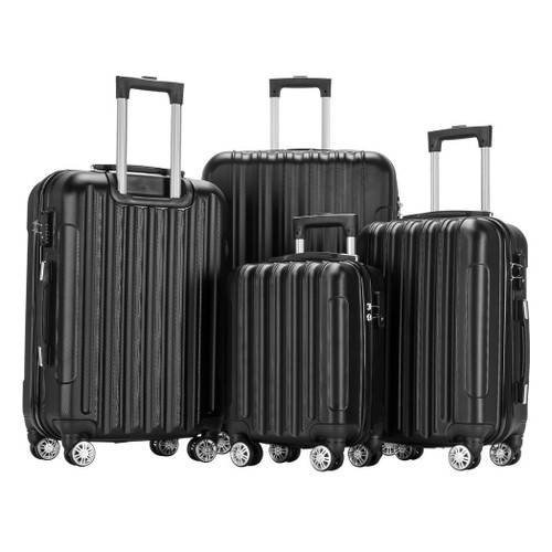 Vertical pattern four-in-one universal wheel with handle trolley case 16in 20in 24in 28in ABS alumi T575-S0671443254 Vertical pattern four-in-one universal wheel with handle trolley case 16in 20in 24in 28in ABS alumi T575-S0671443254
