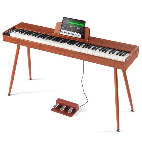 VEVOR 88 Key Fully Weighted Digital Piano Dual Keyboard Four Legged Stand E415-BXSZCGQ88JSJ8KKBKV1