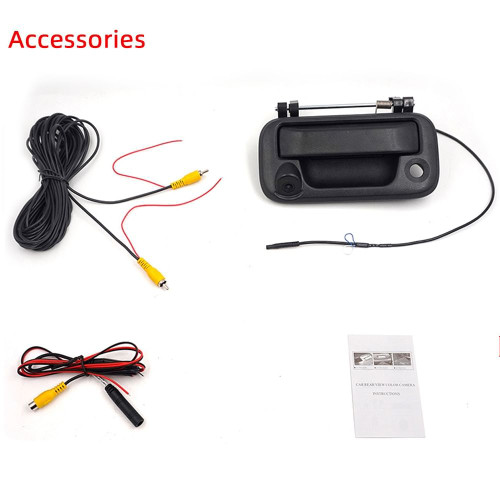 1 Set HD Car Rear View Backup Camera Trunk Handle Reversing Camcorder for Pickup F150 F250 F350 F45 K484-PAU_0H8SJTW2