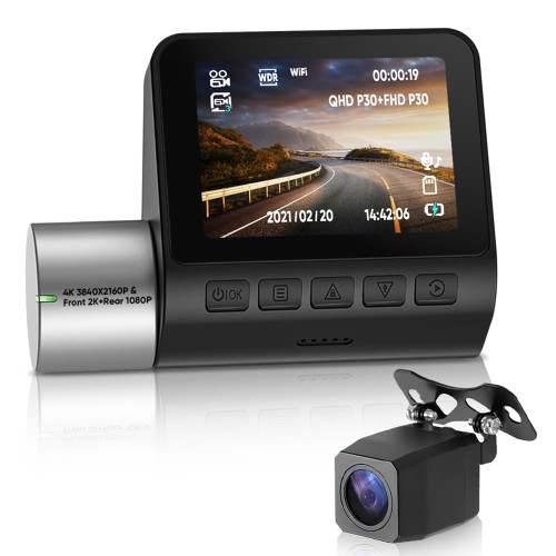 4k Car Driving Recorder Single Front 4k Dual Front 2k Rear 1080P Wifi Dash Cam Dual recording WIFI K484-PAU_0G8SR8BP