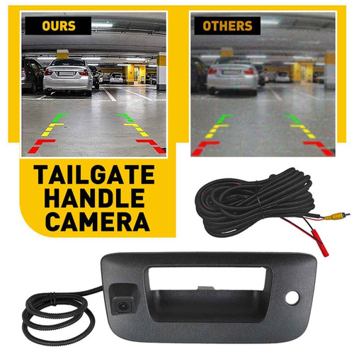 Rear View Camera Backup Tailgate Handle Camera 22755304 Replacement Black K484-PAU_0JWCGAU5