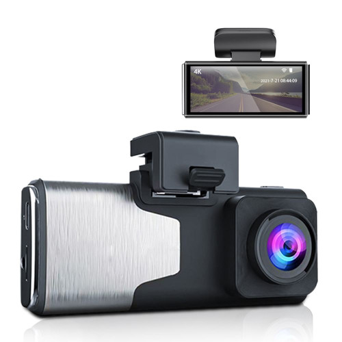 Dash Cam 4k Dual Lens Front Rear Dual Recording Camera Night Vision Parking Monitor Wifi Gps Black K484-PAU_0FX6XCC3