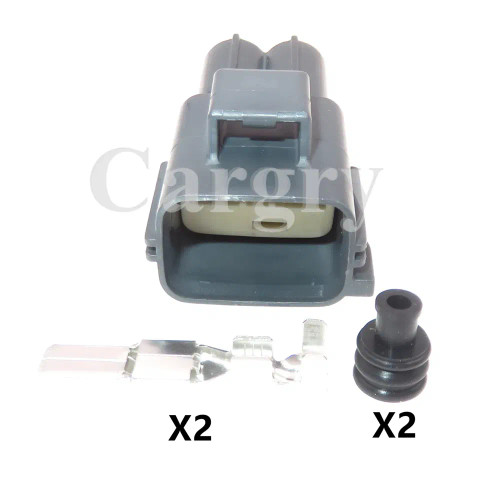 Color: WHITE - 1 Set 2P 7282-5596-10 Car Large Current Connector 7283-5596-10 AC Assembly Automobil F640-12000039390438205