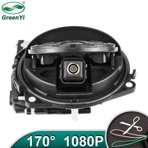 Color Name: Orange, Voltage: 24V - 170?° AHD 1080P Flip Emblem Rear View Reverse Backup Camera For  F640-12000038980654279