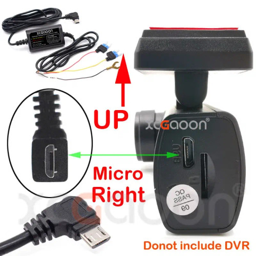 Color Name: Orange - DC12V-24V to 5V 2.5A Car Charge Cable Mini / Micro / Type-C USB Hardwire Cord  F640-12000038281901678