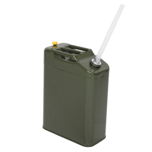 20L Standard Cold-rolled Plate Petrol Diesel Can Gasoline Bucket with Oil Pipe Army Green T575-S0671289801