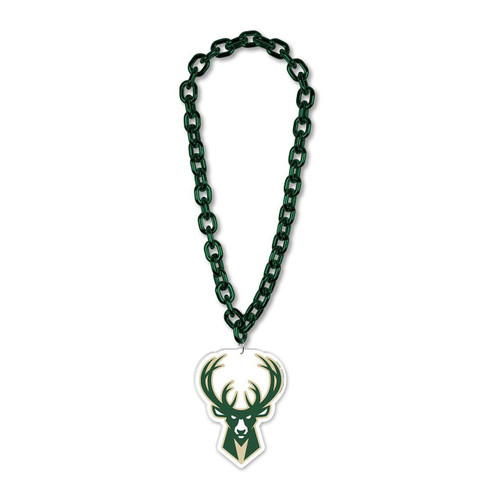 Milwaukee Bucks Necklace Big Fan Chain Z157-9416641362