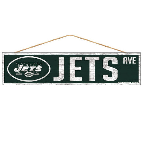 New York Jets Sign 4x17 Wood Avenue Design Z157-3208592934