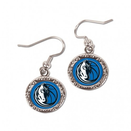 Dallas Mavericks Earrings Round Style - Special Order Z157-3208598339