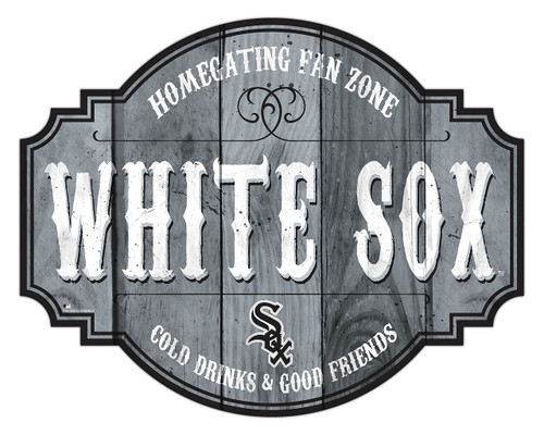 Chicago White Sox Sign Wood 12 Inch Homegating Tavern - Special Order Z157-7846118560