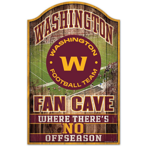 Washington Football Team Sign 11x17 Wood Fan Cave Design Z157-3208506142