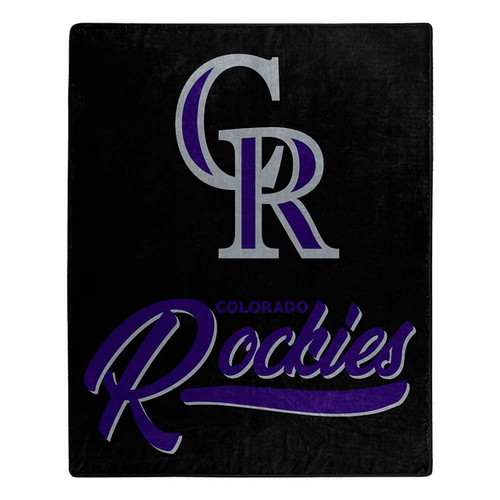 Colorado Rockies Blanket 50x60 Raschel Signature Design Z157-9060426950