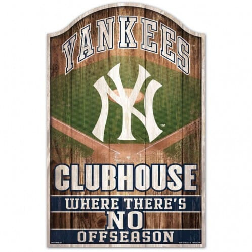 New York Yankees Sign 11x17 Wood Fan Cave Design Z157-3208528917