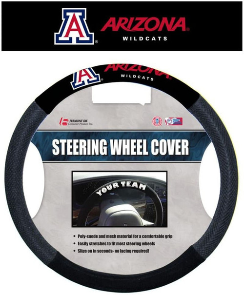 Arizona Wildcats Steering Wheel Cover Mesh Style CO Z157-2324558503