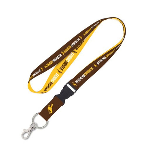 Wyoming Cowboys Lanyard with Detachable Buckle Alternate Design - Special Order Z157-3208595315