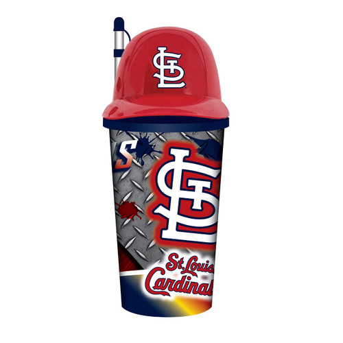 St. Louis Cardinals Helmet Cup 32oz Plastic with Straw Z157-9468813709