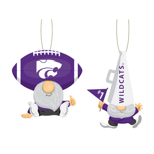 Kansas State Wildcats Ornament Gnome Fan 2 Pack Z157-194651722