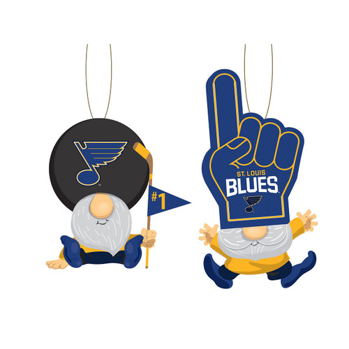 St. Louis Blues Ornament Gnome Fan 2 Pack Z157-194682478