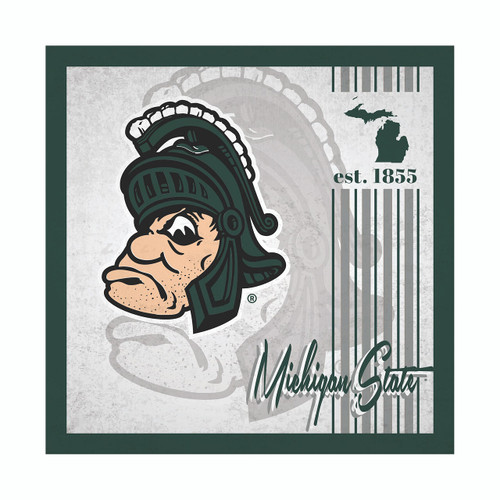 Michigan State Spartans Sign Wood 10x10 Album Design Z157-7846137030