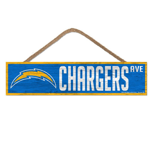 Los Angeles Chargers Sign 4x17 Wood Avenue Design Z157-3208592940
