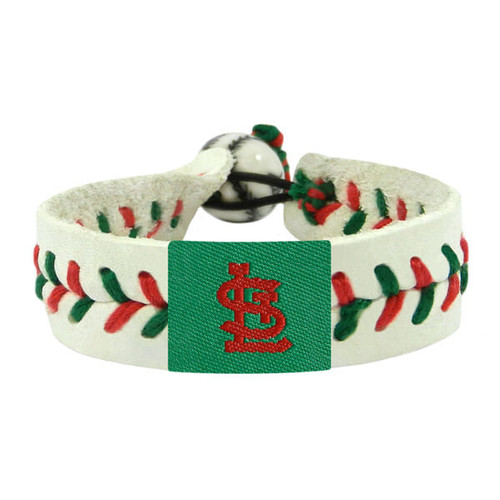 St. Louis Cardinals Bracelet Baseball Holiday Design CO Z157-7731400522