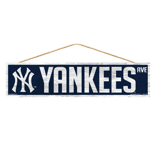 New York Yankees Sign 4x17 Wood Avenue Design Z157-3208561173
