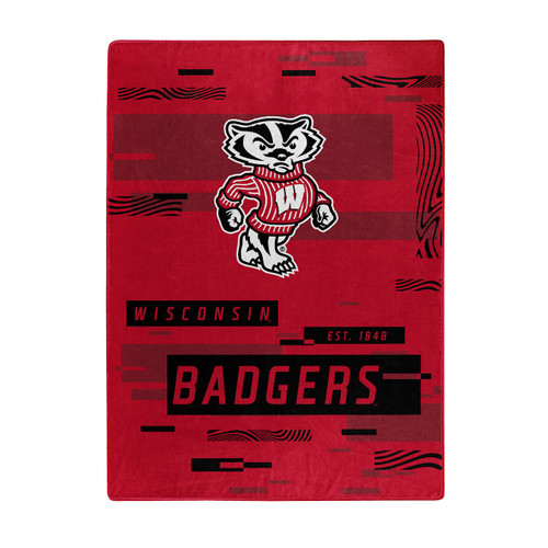 Wisconsin Badgers Blanket 60x80 Raschel Digitize Design Z157-9060433267