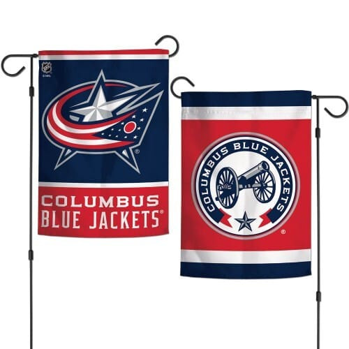 Columbus Blue Jackets Flag 12x18 Garden Style 2 Sided Z157-3208529548