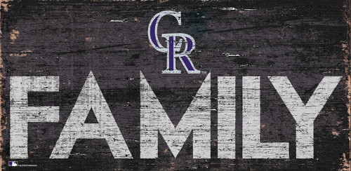 Colorado Rockies Sign Wood 12x6 Family Design - Special Order Z157-7846024586