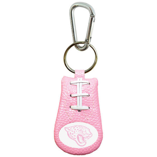 Jacksonville Jaguars Keychain Football Pink CO Z157-4421406596