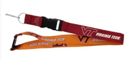 Virginia Tech Hokies Lanyard Reversible Red/Orange Z157-6326402203