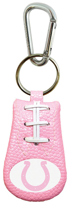 Indianapolis Colts Keychain Pink Football CO Z157-4421402198