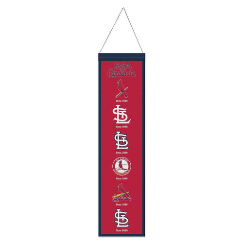 St. Louis Cardinals Banner Wool 8x32 Heritage Evolution Design Z157-9416647885