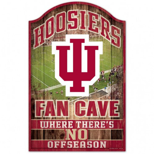 Indiana Hoosiers Sign 11x17 Wood Fan Cave Design Z157-3208581909