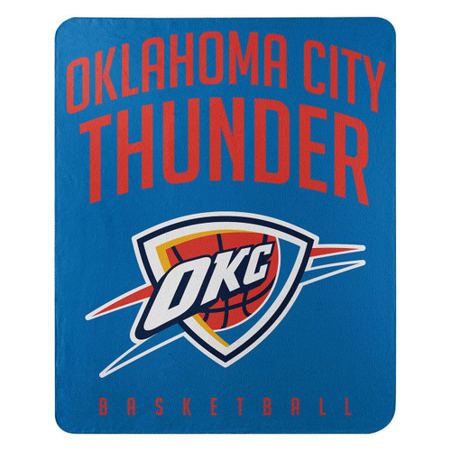 Oklahoma City Thunder Blanket 50x60 Fleece Lay Up Design Z157-9060413159