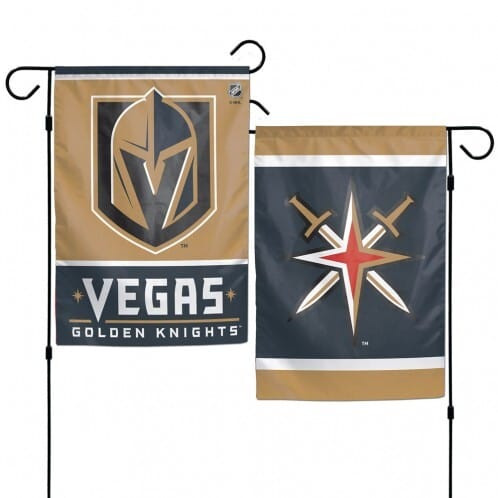 Vegas Golden Knights Flag 12x18 Garden Style 2 Sided Z157-3208529556