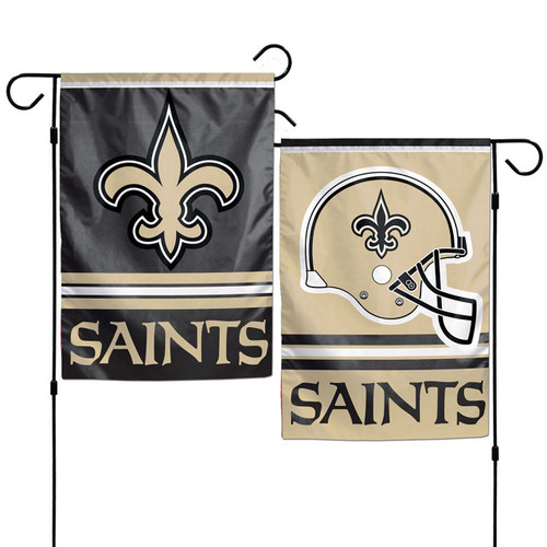 New Orleans Saints Flag 12x18 Garden Style 2 Sided Z157-3208508375