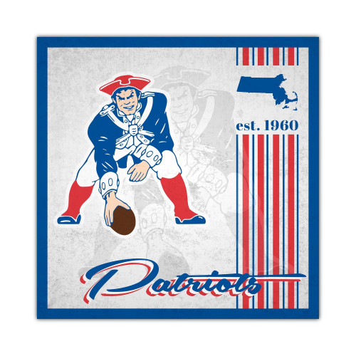 New England Patriots Sign Wood 10x10 Album Design Z157-7846137149