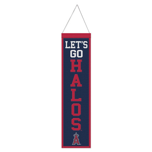 Los Angeles Angels Banner Wool 8x32 Heritage Slogan Design - Special Order Z157-9416647599