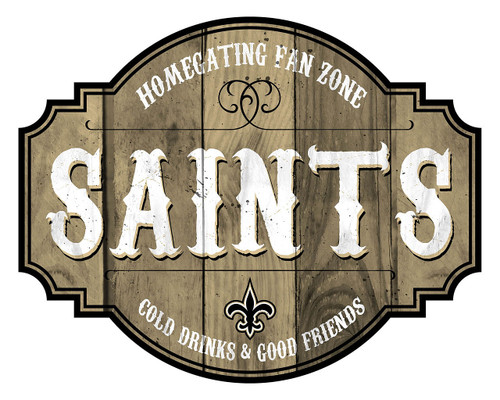 New Orleans Saints Sign Wood 12 Inch Homegating Tavern Z157-7846118159