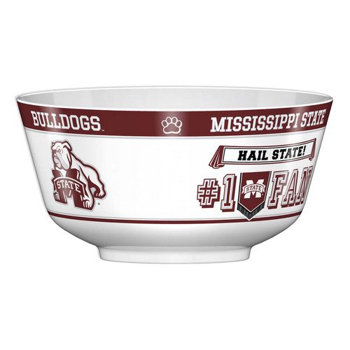 Mississippi State Bulldogs Party Bowl All JV CO Z157-2324555442 Mississippi State Bulldogs Party Bowl All JV CO Z157-2324555442